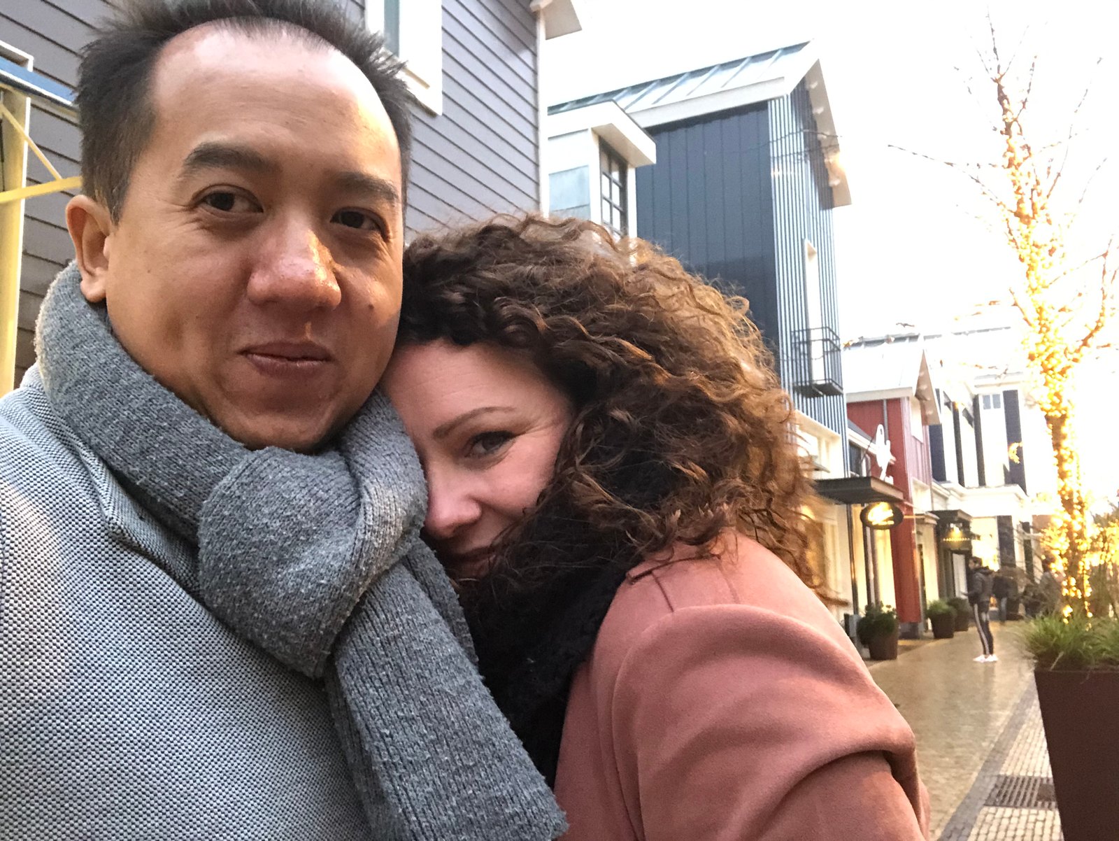 Frank Oonk en zijn partner Miriam Kemerink